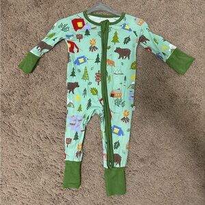 Happy camper newborn littles sleepies zippy.